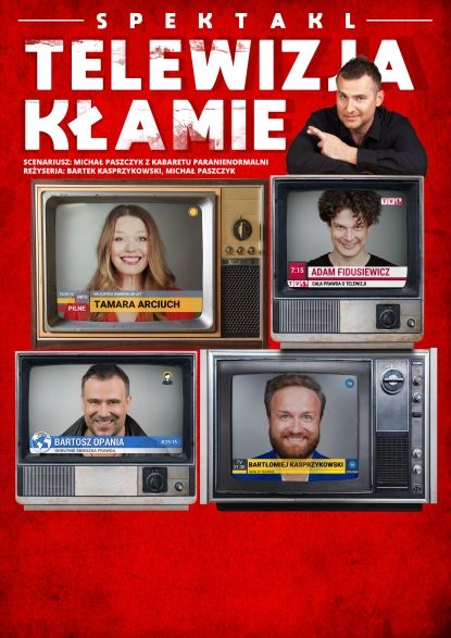 plakat spektaklu telewizja kamie