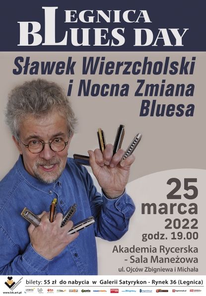 plakat koncertu Legnica Blues Day