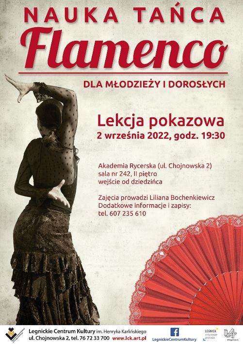 Grafika nauki taca flamenco