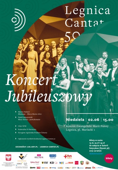 Legnica Cantat 50 koncert jubileuszowy