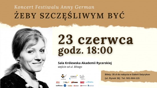 Baner festiwalu Anny German