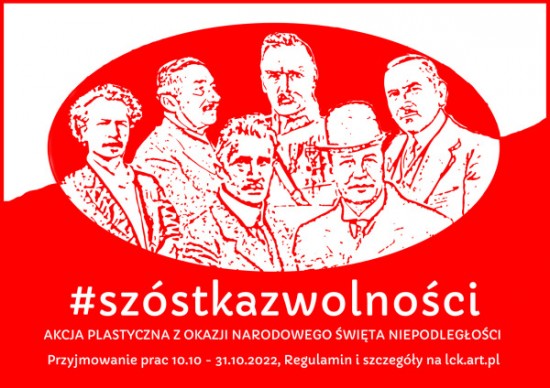 Grafika promujca konkurs #szstkazwolnoci