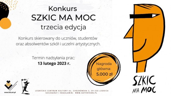 Grafika promujca konkurs Szkic ma Moc